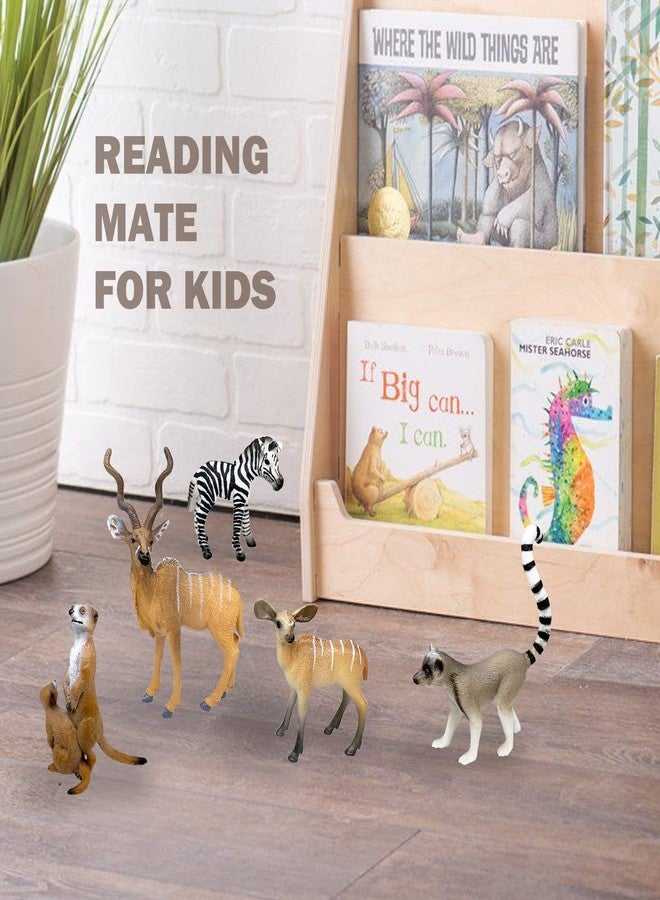 Gemini&Genius Realistic Antelopes Animal Toys, Forest Animals Deer Toy Playset, Miniature Decorations, Landscape Scenes, Cake Toppers, Gifts and Toys for Kids - Image 5