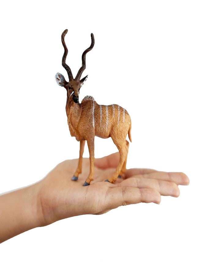 Gemini&Genius Realistic Antelopes Animal Toys, Forest Animals Deer Toy Playset, Miniature Decorations, Landscape Scenes, Cake Toppers, Gifts and Toys for Kids - Image 4