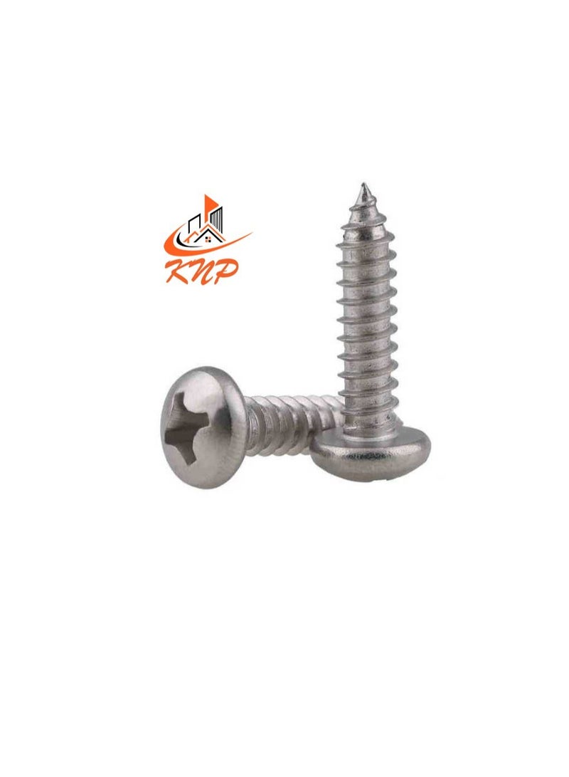 كنب براغي حنفية ذات رأس وعاء KNP - عبوة من 80 (3/8 بوصة × 4 جم) - Image 2