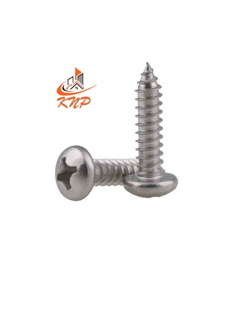 كنب براغي حنفية ذات رأس وعاء KNP - عبوة من 80 (3/8 بوصة × 4 جم) - Image 3