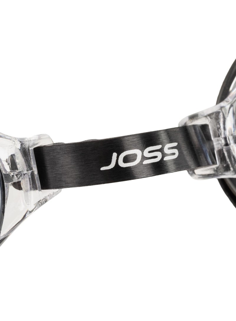 Joss Core Black Adult Swimming Goggles  Clear Lenses For Optimal Visibility, Adjustable Nose Bridge, Forked Strap For Secure Fit, Ideal For All Swimmers - Image 3