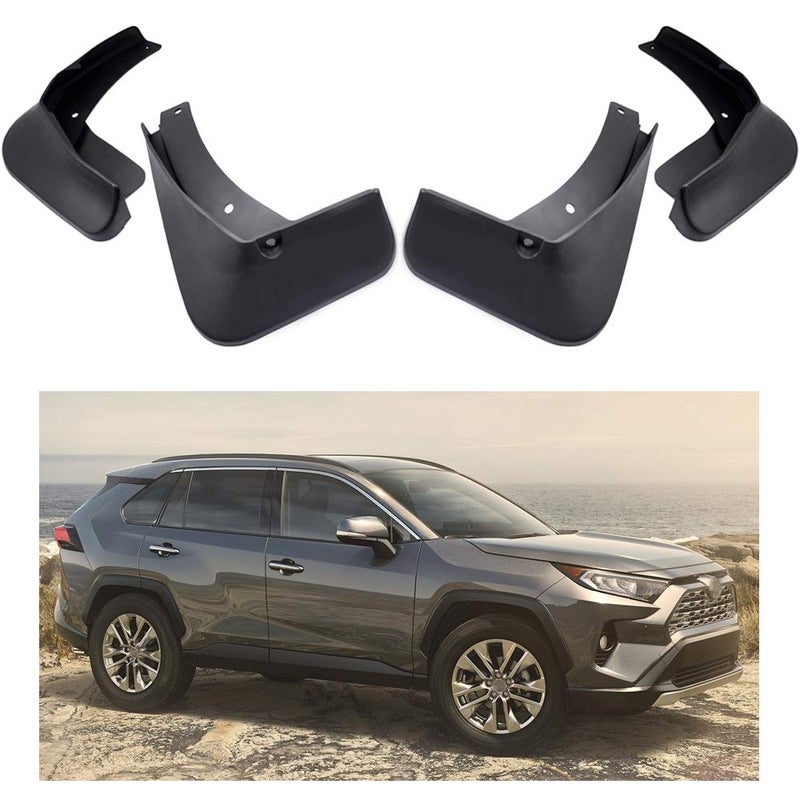 MOERTIFEI Car Mudguard Fender Mud Flaps Splash Guards Compatible with 2019 2020 2021 2022 2023 2024 Toyota RAV4 Toyota RAV4 Hybrid No Adventure TRD OffRoad Models