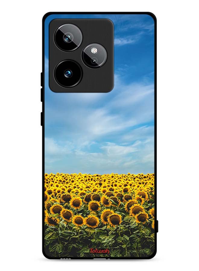Tolwak Realme GT 7 5G Protective Case Cover Sunflowers Under The Sky