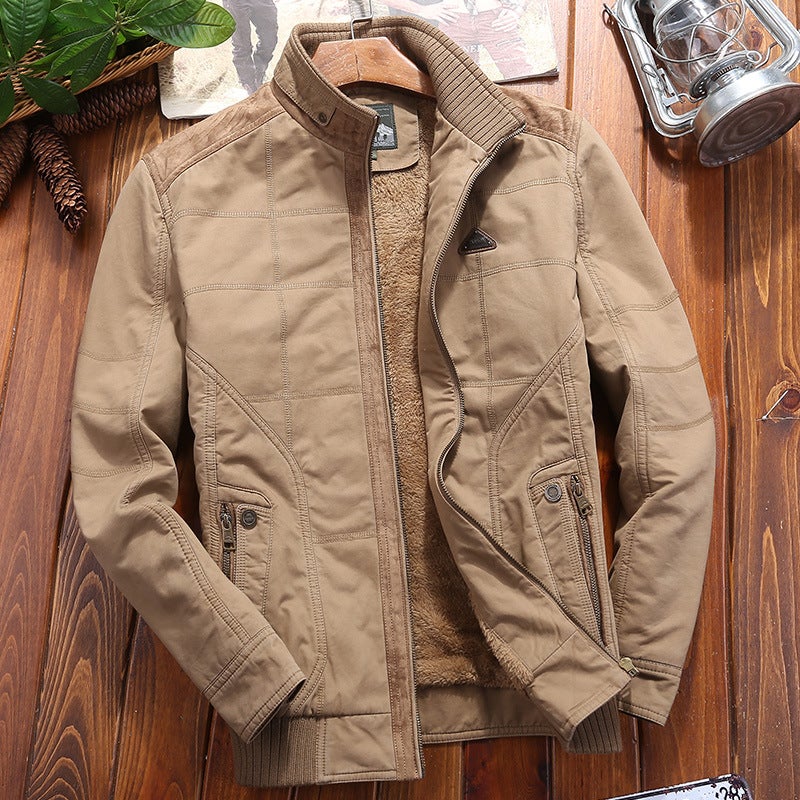 New Cotton-Padded Men'S Cotton-Padded Men'S Cotton-Padded Jacket Short Large Size Coat 518 - Image 4