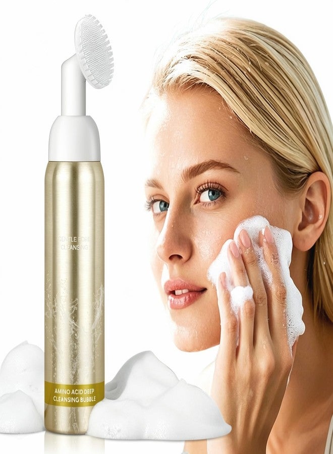 KOGEEYY Foaming Face Wash, Deep Cleansing Glow Wash Facial Cleanser With Brush(4.14oz) - Image 2