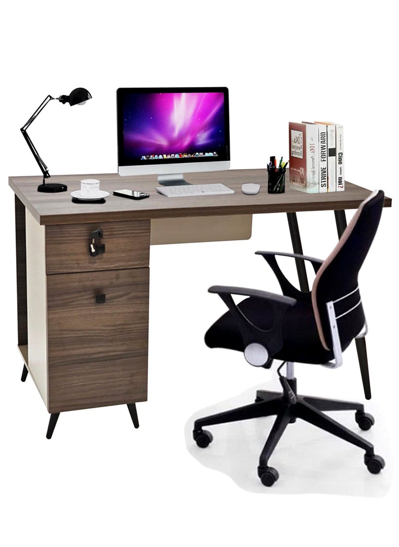 Generic - Wood Office Desk Computer Table, Modern Computer Desk Or Study Table 120*60*75cm. - Image 1