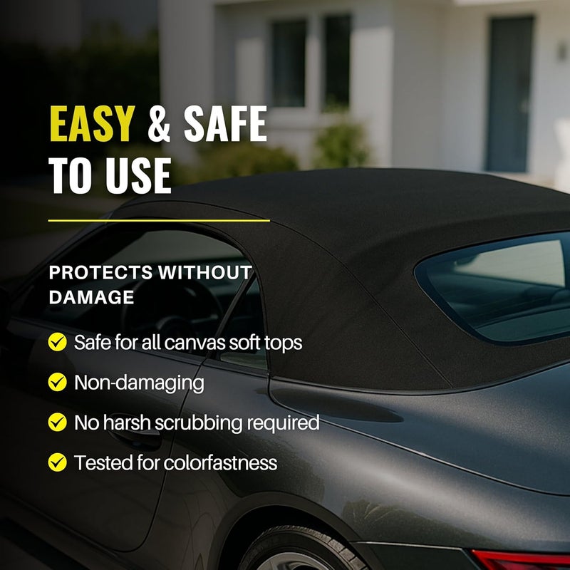 PROTEX Convertible Soft Top Care Kit with Canvas Cleaner & Waterproofer - 500ml - Image 3