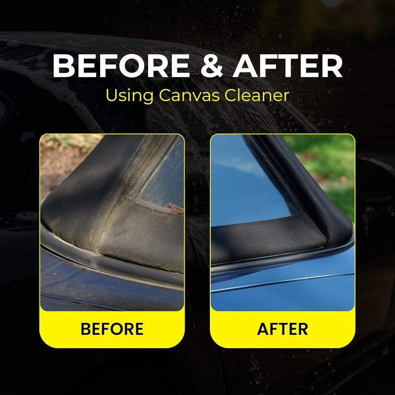 PROTEX Convertible Soft Top Care Kit with Canvas Cleaner & Waterproofer - 500ml - Image 4