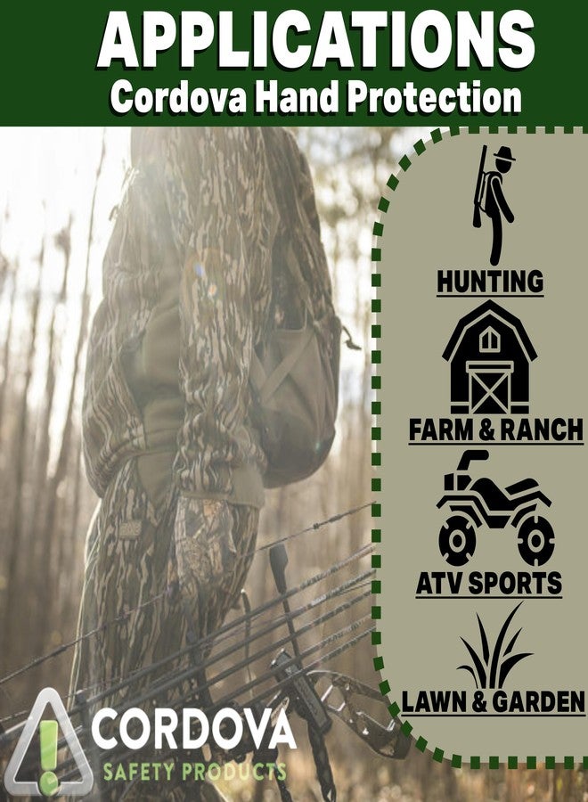 Cordova 14031MSY Heavy-Weight Jersey Cotton Knit Wrist Hunting Gloves, Mossy Oak Break-Up Country, Large - Image 3