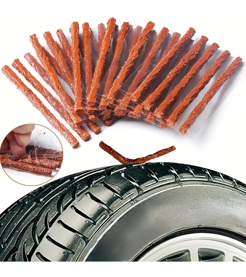 40pcs Tire Repair Kit for Quick Flat Tire Fix, Car and Motorcycle - Image 2