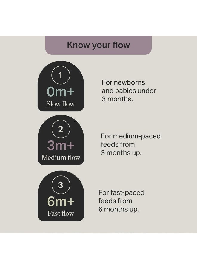 tommee tippee Closer to Nature Slow Flow Baby Bottle, Newborns+ â€“ 2pk - Image 4