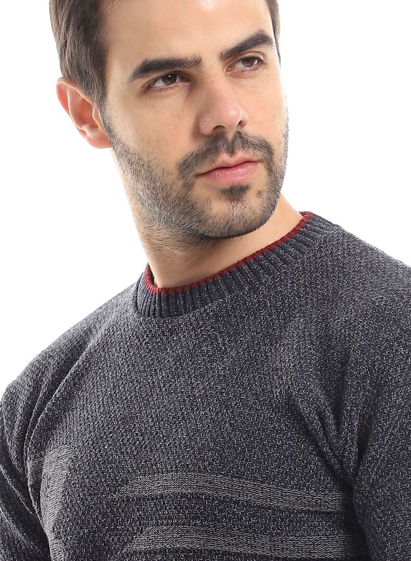Caesar Wool Mens Pullover With Multi Design  - Image 3