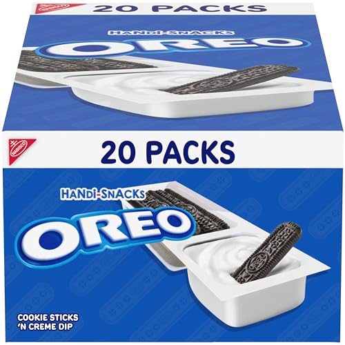 Oreo Handi-Snacks OREO Cookie Sticks 'N Creme Dip Snack Packs, 20 Snack Packs - Image 1