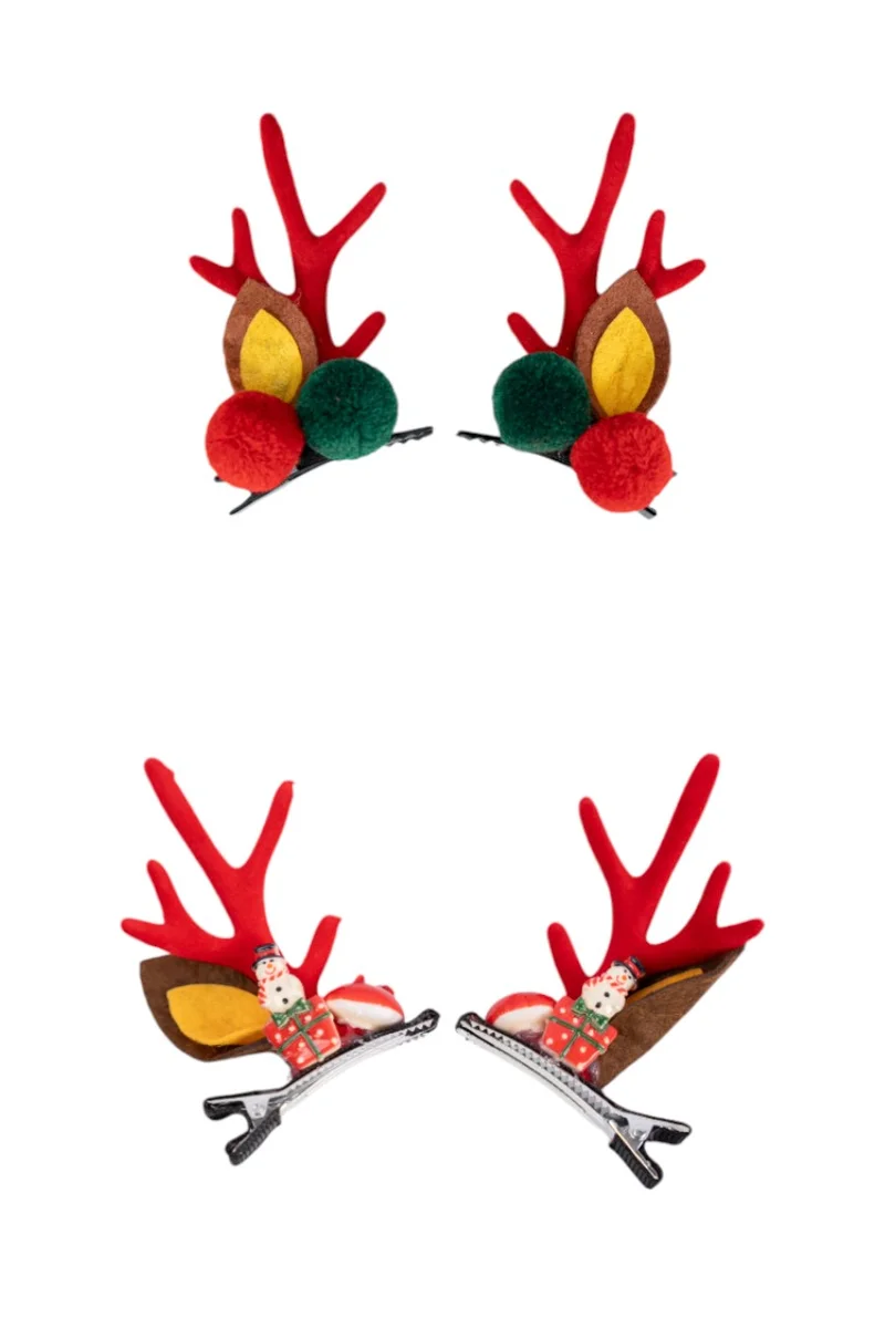 D'Daniela D' Daniela - 2 pairs of Christmas Hair Clips - Set C