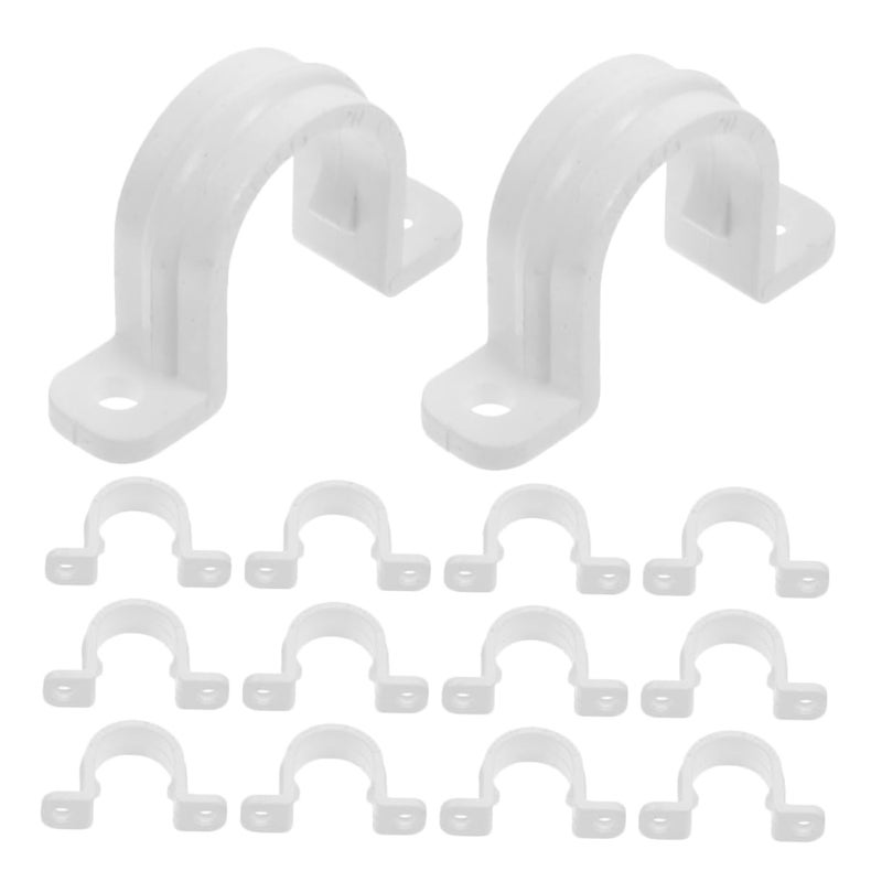 Heavy Duty U Tube Pipe Clamps 20pcs for Plumbing and Electrical Applications - Image 2