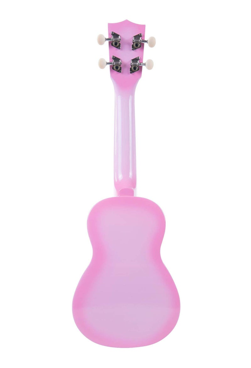 Kala MK-SD/PKBURST Makala Dolphin Bridge Soprano Ukulele - Pink Burst - Image 4