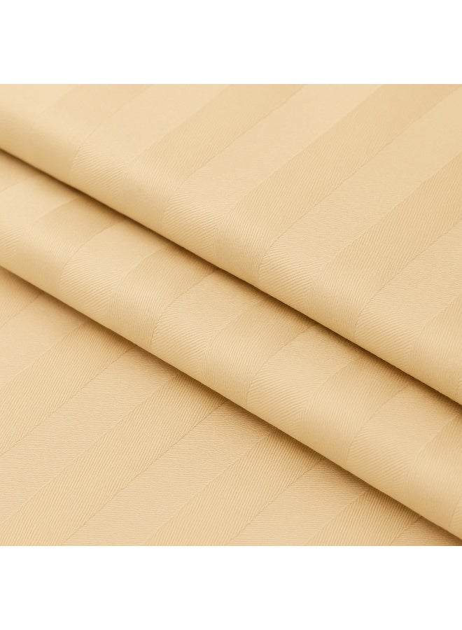 مينج لي مفرش فندقي مفرد 5 قطع من مايكروفايبر مع حشوة قابلة للإزالة – تصميم خطوط أنيق يناسب سرير بحجم 120×200 سم - Image 4