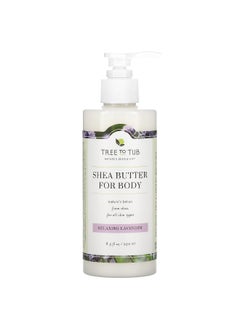 Tree to Tub Tree To Tub, Shea Butter Moisturizing Body Lotion, Non-Greasy, Hydrating for Dry, Sensitive Skin, Lavender, 8.5 fl oz (250 ml)  - Image 1