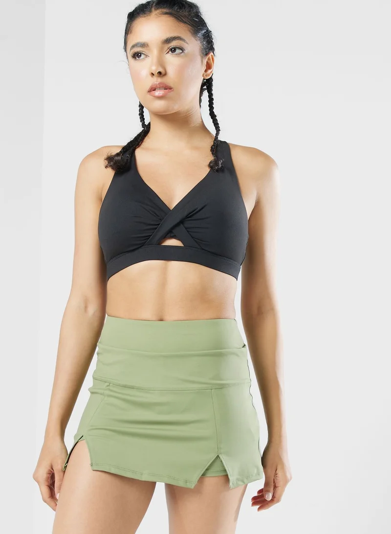 FRWD Knot Front Detail Athletic Bra