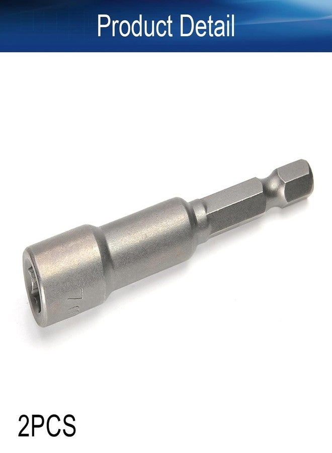 اتول مارت مثقاب تثبيت الصواميل من يو تول مارت، مقاس 1/4 بوصة، سريع التغيير، ساق سداسية، 7 مم، طول 65 مم، متري، غير مغناطيسي، قطعتان - Image 5