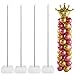 AooeDomi Metal Balloon Column Kit Set of 4 Reusable Telescopic Design with Base Height Adjustable from 15 to 7 Ft Balloon Stander for Party Decorations - Image 4