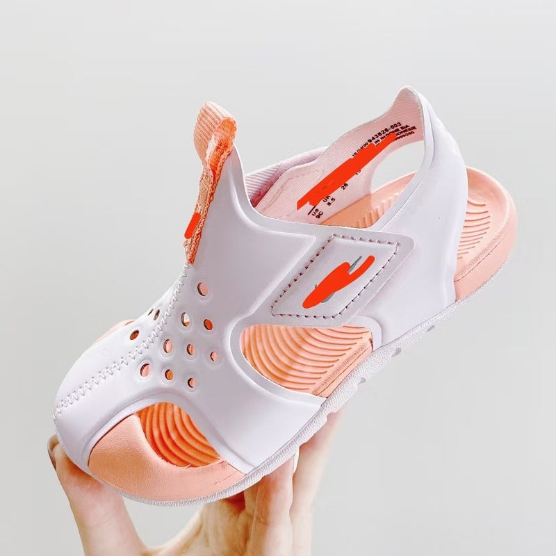 Putian Children'S Shoes Airplane Kids' Clogs Baby Velcro Closed-Toe Sandals Beach Shoes Slippers Breathable Water Shoes - Image 4
