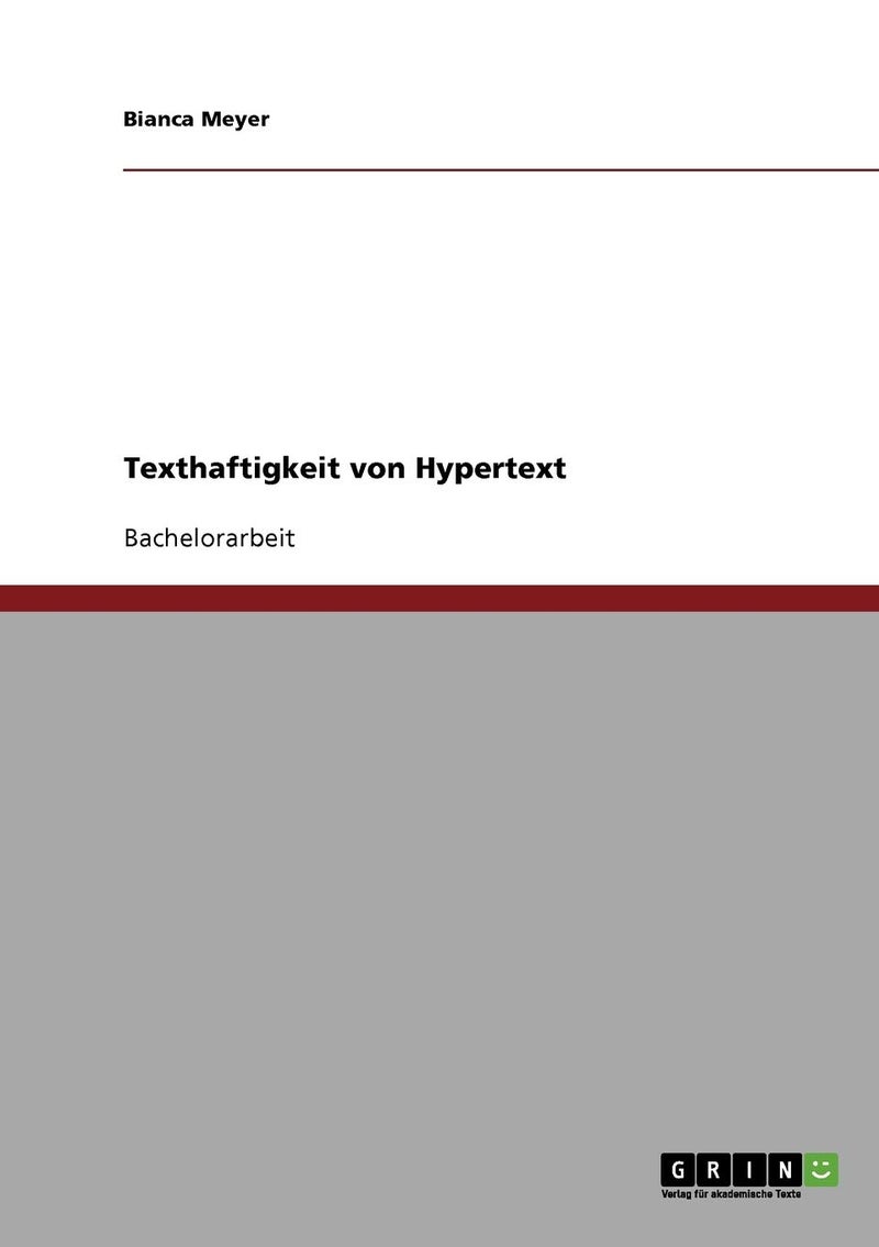 Texthaftigkeit von Hypertext