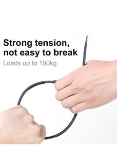 SYOSI 2Pcs Zip Tie Bike Lock Lightweight Combination Bicycle Lock Small Cable Lock 3 Digit Security Tie Outdoor Equipment Cable Lock for Bikes Refrigerators Helmets Luggage Skis Black  - Image 4
