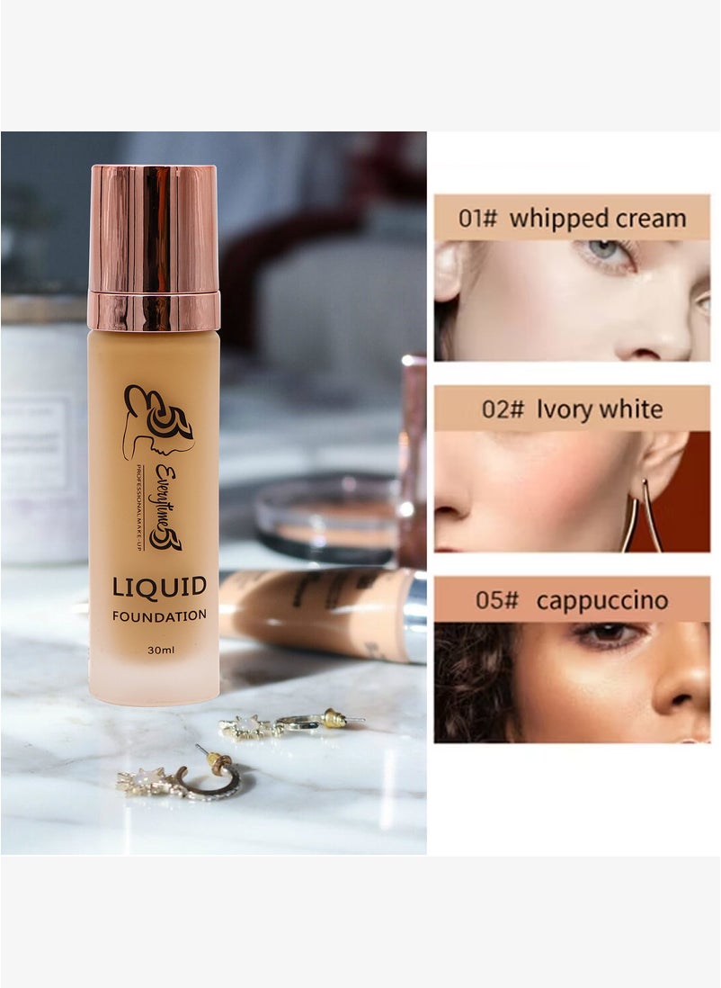 Everytime53 Everytime53 Women's Full Coverage Liquid Foundation 30ml - RG06  - Image 3
