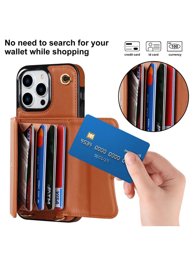 S-TOP Case For iPhone 14 Pro Max RFID Card Slot Phone Case with Long Lanyard - Image 2