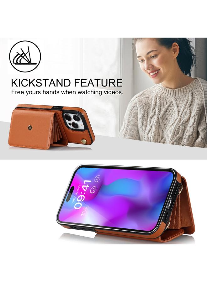 S-TOP Case For iPhone 14 Pro Max RFID Card Slot Phone Case with Long Lanyard - Image 5