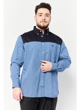 Harmont & Blaine Men Narrow Fit All Over Print Long Sleeves Casual Shirt, Multicolor  - Image 1