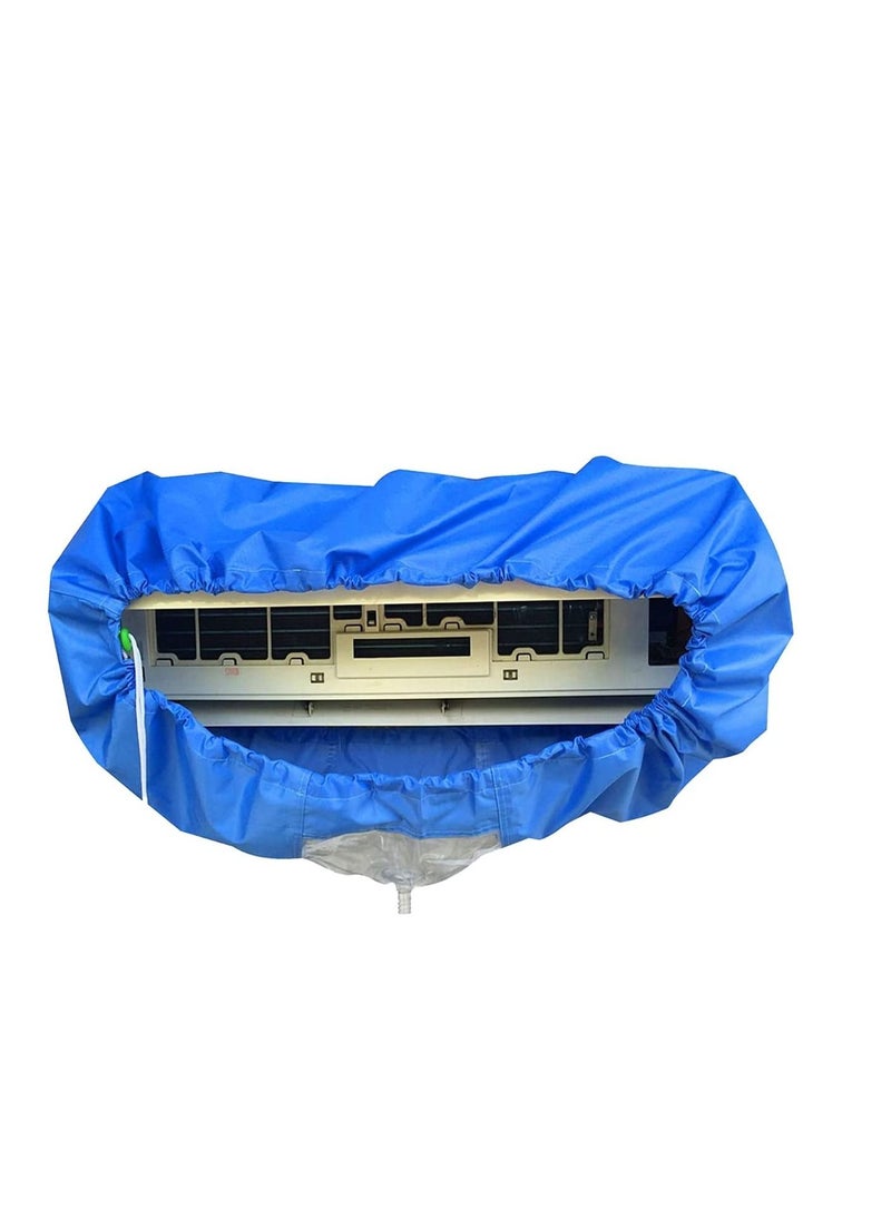 BUYCO - Air Conditioner Cleaning Protector Cover Waterproof Dustproof Cover Bag with Drain Outlet and Water Pipe Dust Washing Clean Protector Bag Wall Mounted Split AC Air Conditioning Service Bag - Image 1