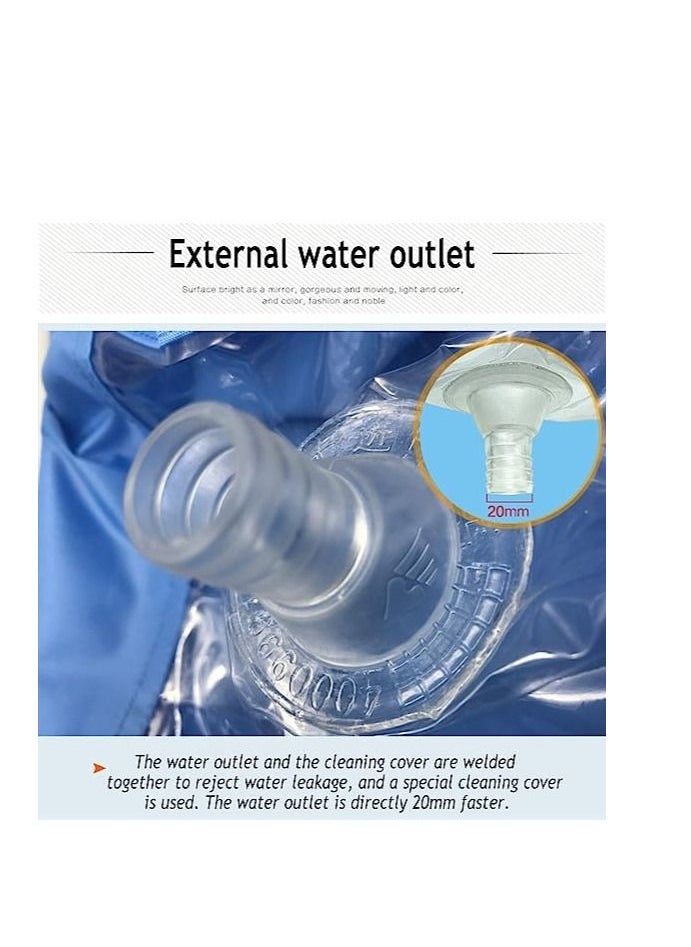 BUYCO - Air Conditioner Cleaning Protector Cover Waterproof Dustproof Cover Bag with Drain Outlet and Water Pipe Dust Washing Clean Protector Bag Wall Mounted Split AC Air Conditioning Service Bag - Image 1