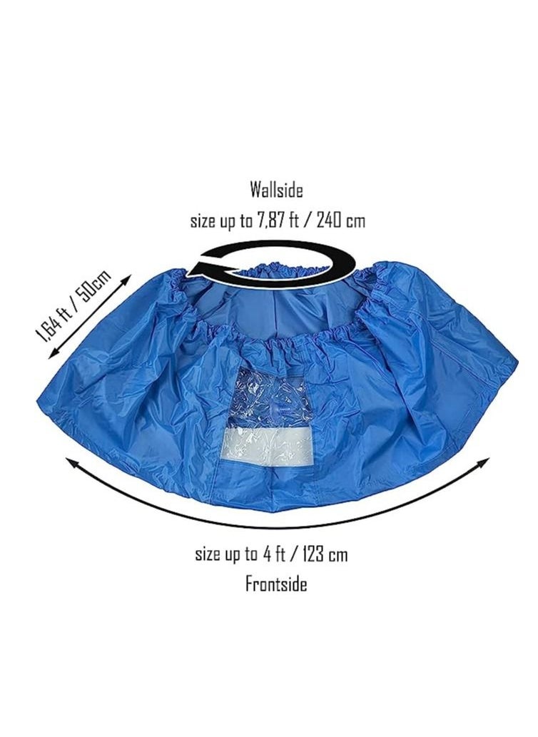 BUYCO - Air Conditioner Cleaning Protector Cover Waterproof Dustproof Cover Bag with Drain Outlet and Water Pipe Dust Washing Clean Protector Bag Wall Mounted Split AC Air Conditioning Service Bag - Image 1