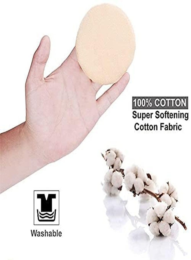 FENNEC MART™ Round cotton powder puff makeup foundation sponge brush for men and women cosmetic tools (2) - Image 5