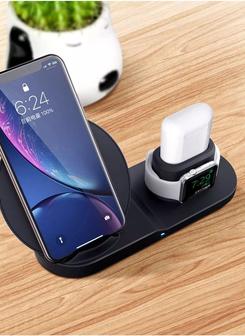 Generic 3 In 1 Wireless Fast Charger  - Image 2
