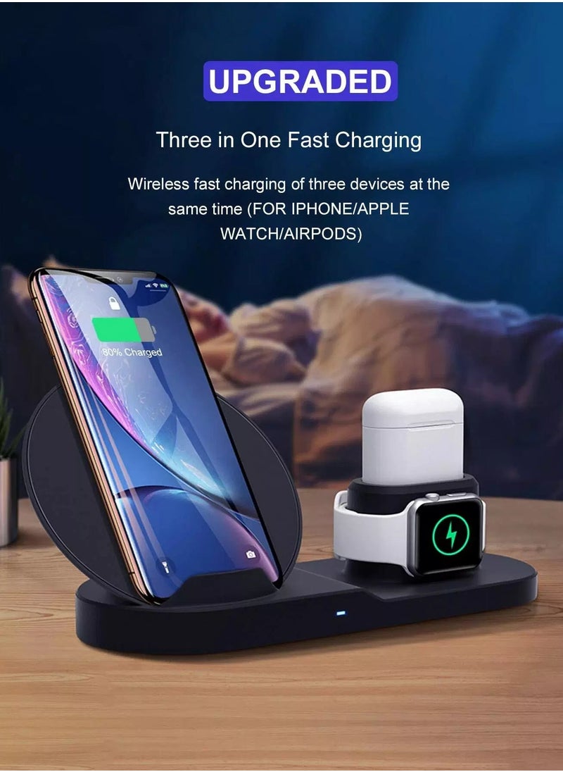 Generic 3 In 1 Wireless Fast Charger  - Image 5