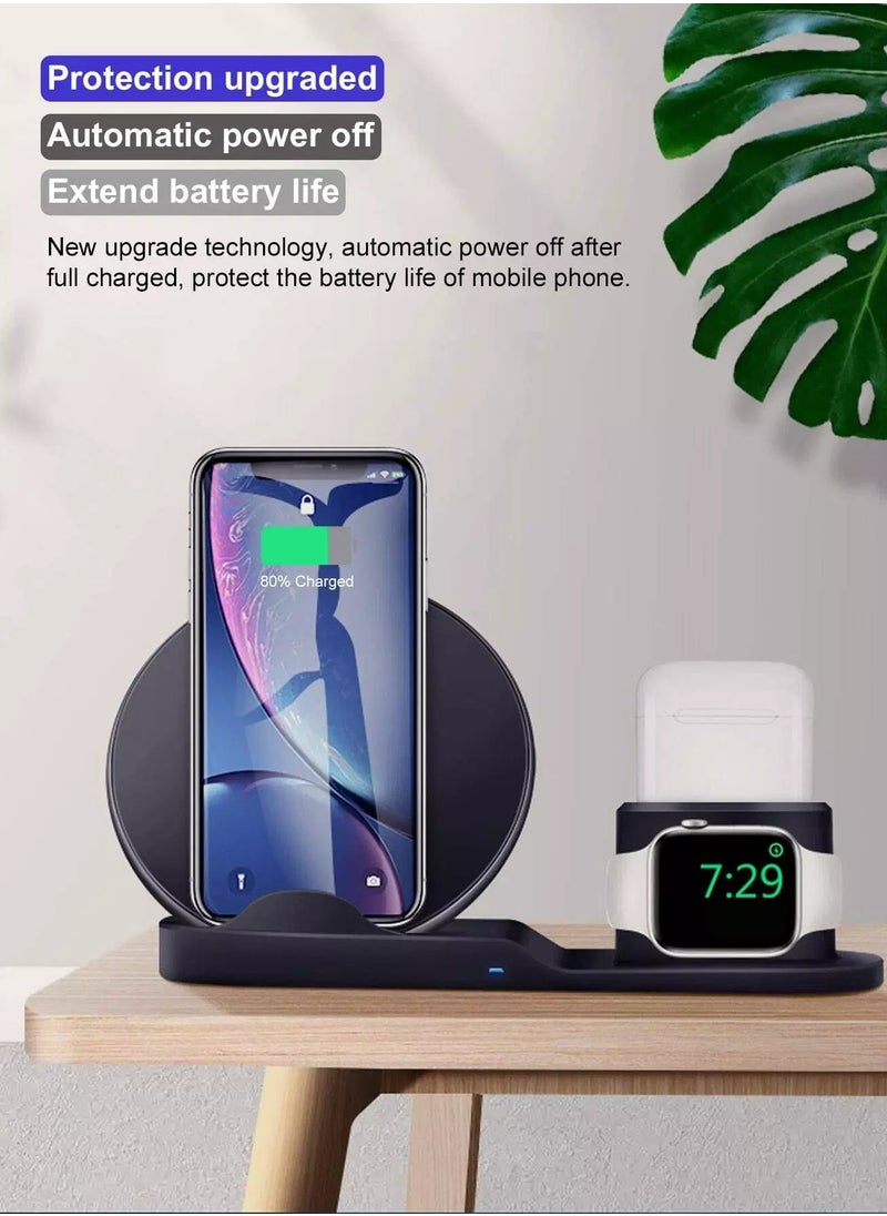 Generic 3 In 1 Wireless Fast Charger  - Image 3