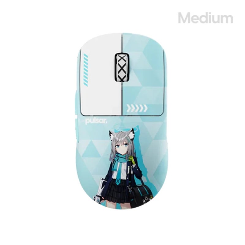 بولسار ماوس Pulsar x Blue Archive X2 CrazyLight Wireless Gaming Mouse, 39g Ultra-Light, XS-1 Sensor, 32000 Dpi, 750 Ips, 32-Bit ARM - Image 2