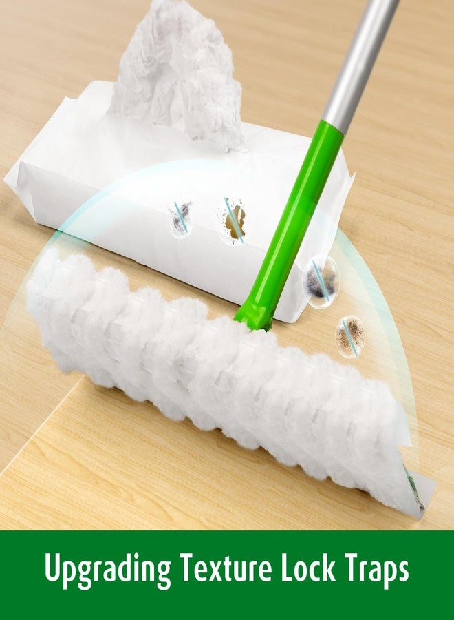 AIR U+ وسادات ممسحة AIR U+ الجافة لماسحة Swiffer الثقيلة لتجديد الأقمشة لتنظيف الأرضيات الخشبية من الغبار والشعر، قابلة للتخلص منها، بدون رائحة، 30 قطعة - Image 4