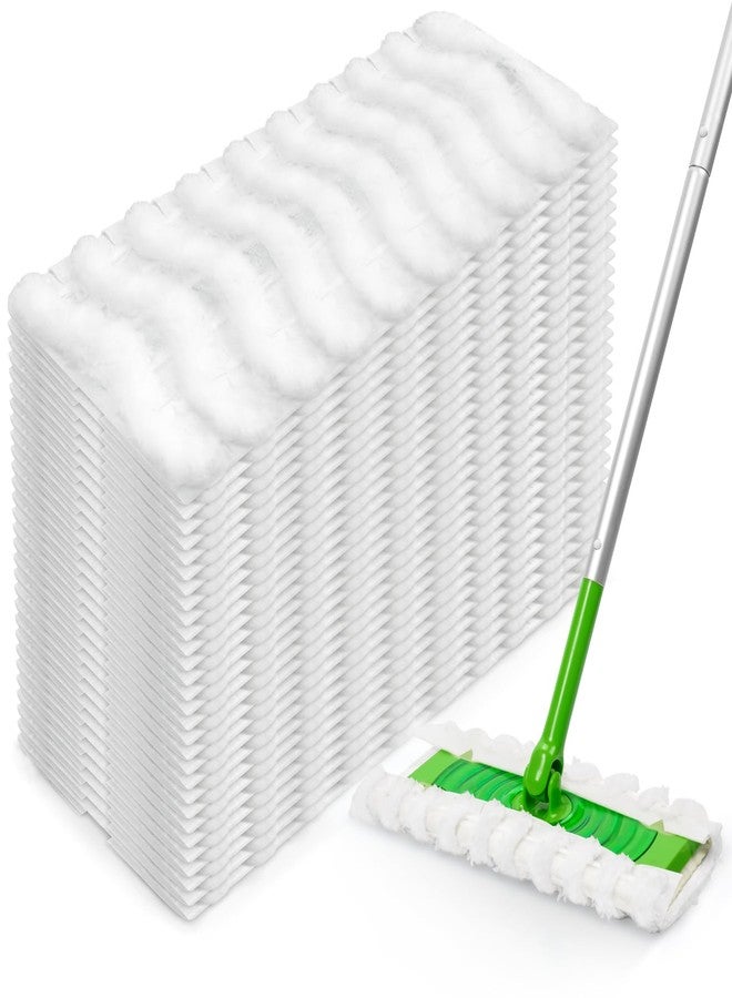 AIR U+ وسادات ممسحة AIR U+ الجافة لماسحة Swiffer الثقيلة لتجديد الأقمشة لتنظيف الأرضيات الخشبية من الغبار والشعر، قابلة للتخلص منها، بدون رائحة، 30 قطعة - Image 1