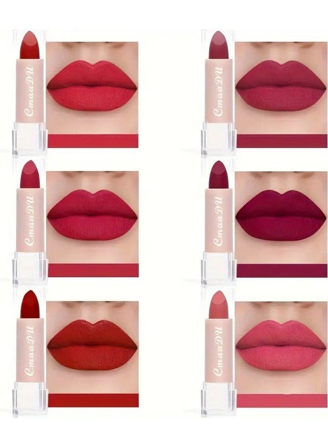 CmaaDu Non-stick Cup Lipstick Lip Gloss New Matte Misty Moisturizing Waterproof, Classic Lipstick Gift For Women Valentine's Day Gifts #1 - Image 4