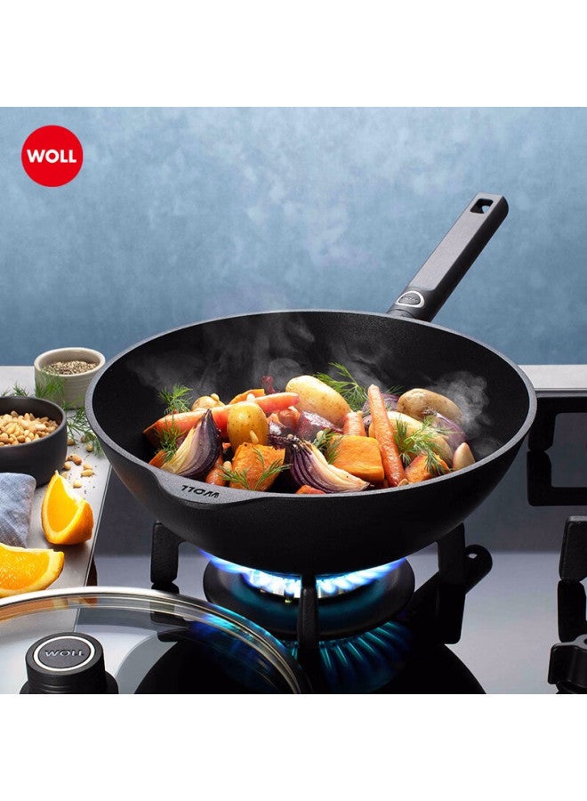 Woll German Non-stick Wok, Diamond Xr Series, 28cm, Low For Home Cooking, Imported Cookware - Image 5