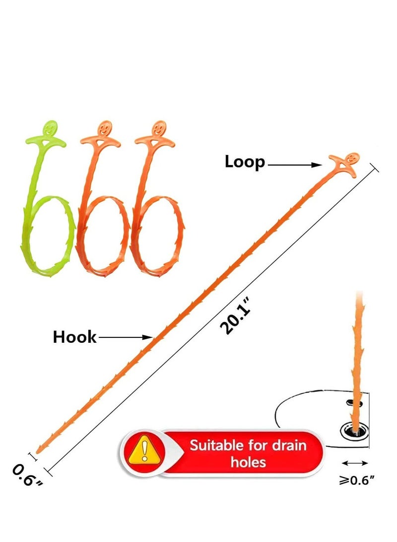 Barakah 5 in 1 Sink Snake Cleaner Drain Auger Hair Catcher, Sink Dredge Drain Clog Remover Cleaning Tools for Kitchen Sink Bathroom Tub Toilet Clogged Drains Dredge Pipe Sewers - Image 5