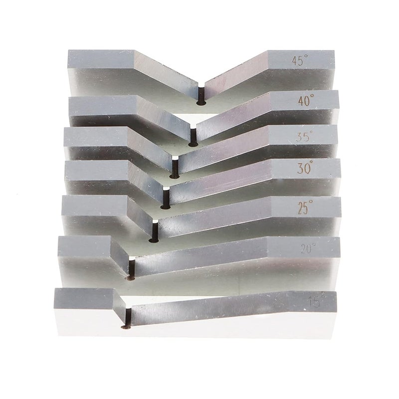 findmall 17Pcs 3" x 1/4" Accuracy Ground Angle Block 0 to 45 Degree Set Machinist Toolmaker .0003 - Image 3