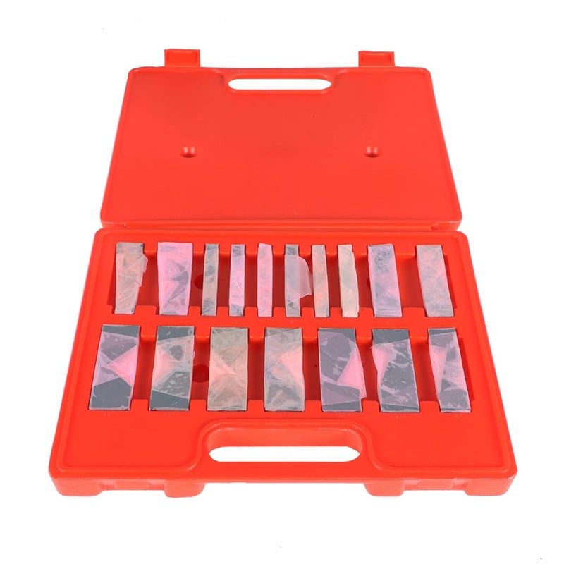 findmall 17Pcs 3" x 1/4" Accuracy Ground Angle Block 0 to 45 Degree Set Machinist Toolmaker .0003 - Image 1