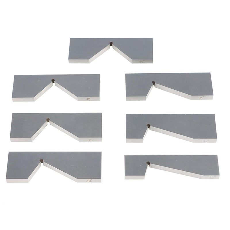 findmall 17Pcs 3" x 1/4" Accuracy Ground Angle Block 0 to 45 Degree Set Machinist Toolmaker .0003 - Image 4