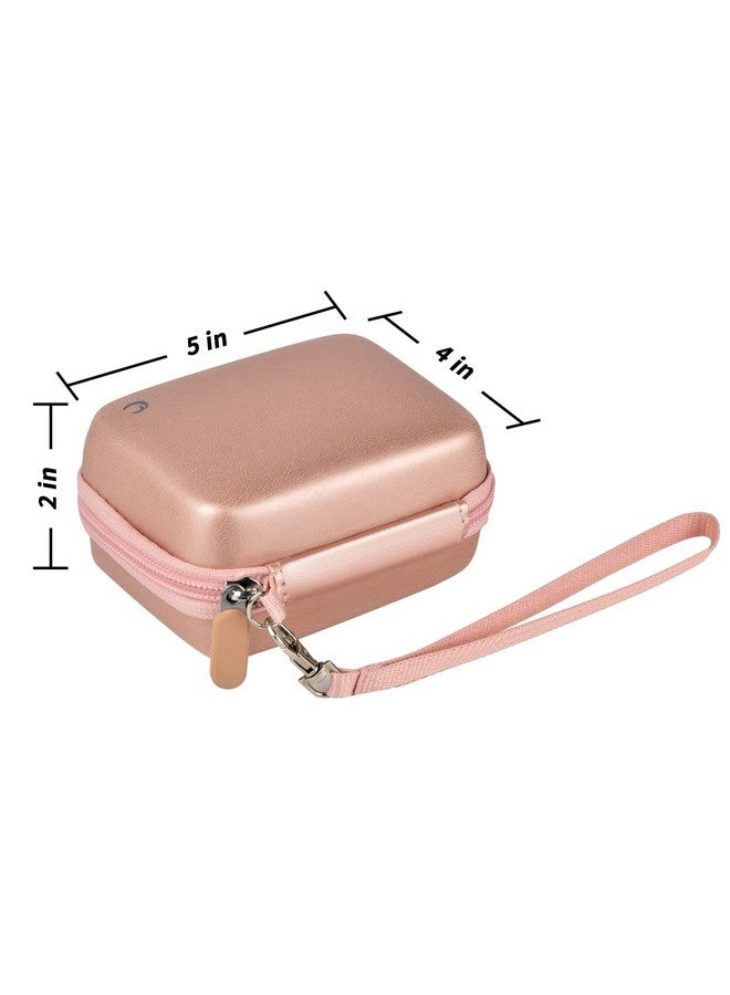 Comecase Carrying & Protective Case For Digital Camera Abergbest 21 Mega Pixels 2.7" Lcd Rechargeable Hd Kodak Pixpro Canon Powershot Elph 180 190 Sony Dscw800 Dscw830 Cameras For Travel Rose Gold - Image 5