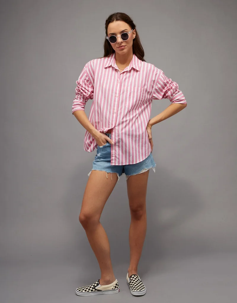 AE Poplin Button-Up Shirt